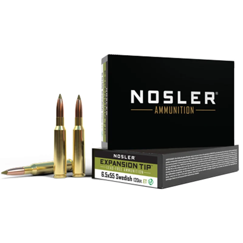 Nosler 6.5x55 Swedish 120gr SP Brass – 20rd