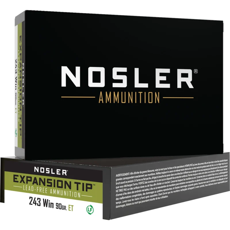 Nosler .243 Winchester 90gr SP Brass – 20rd