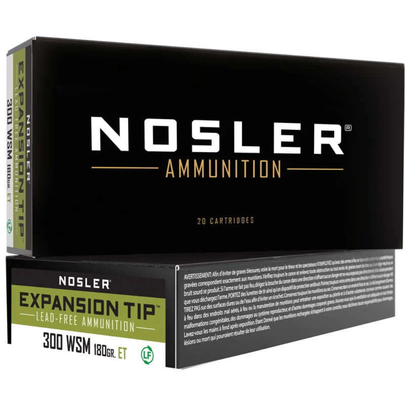 Nosler .300 WSM 180gr SP Brass – 20rd