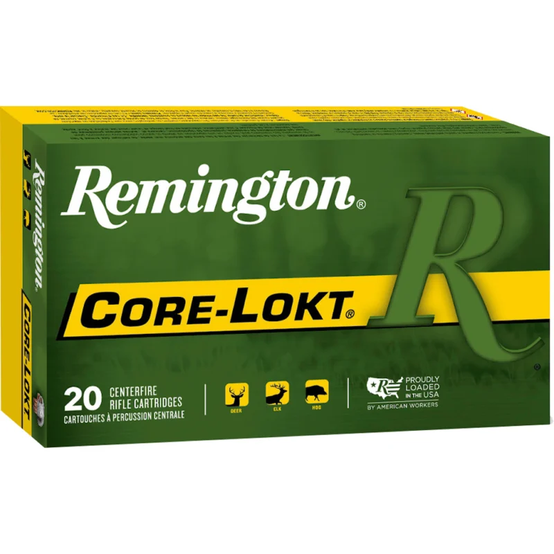 Remington .270 WSM 130gr CORE-LOKT Brass – 20rd