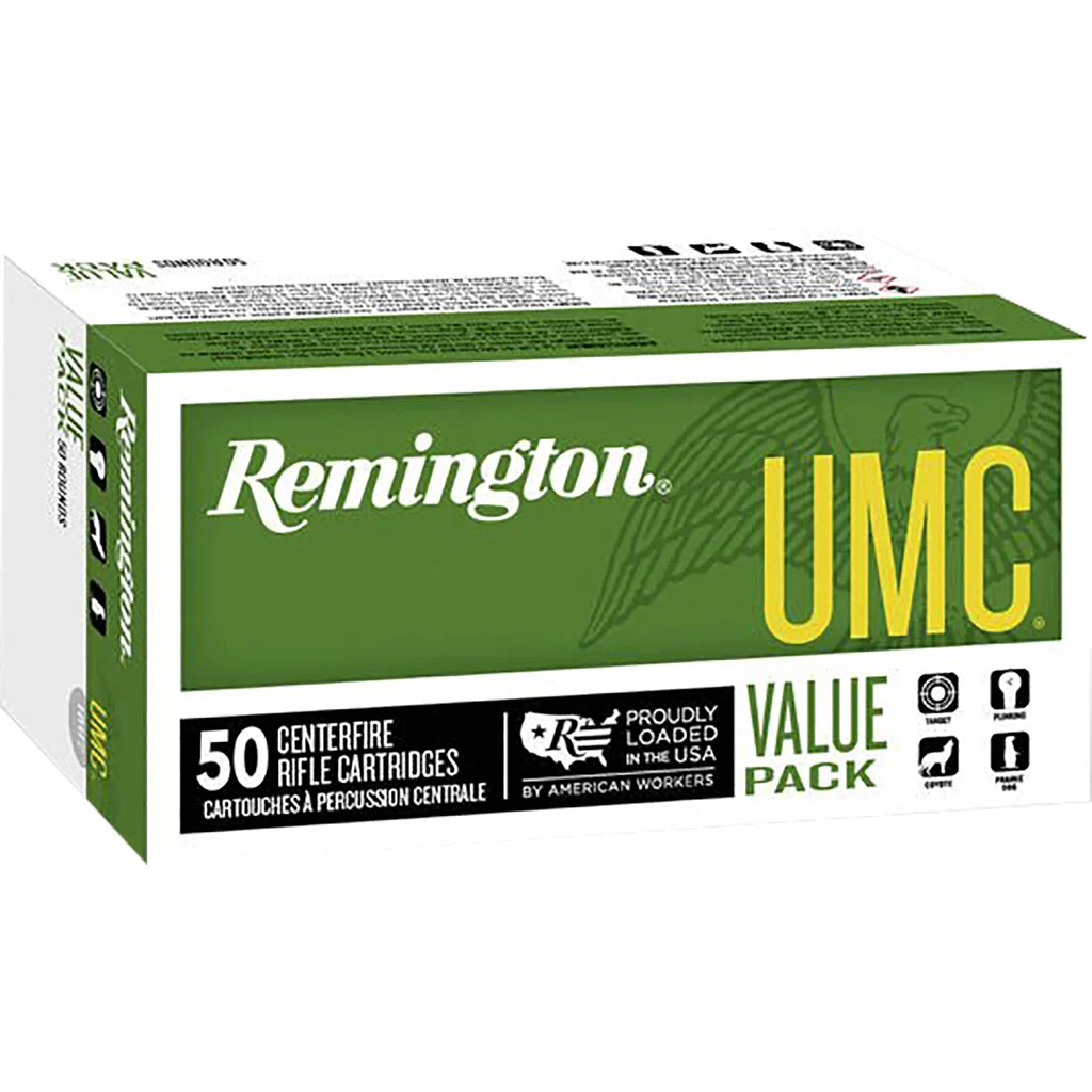 Remington .223 Remington 50gr JHP Brass – 50rd
