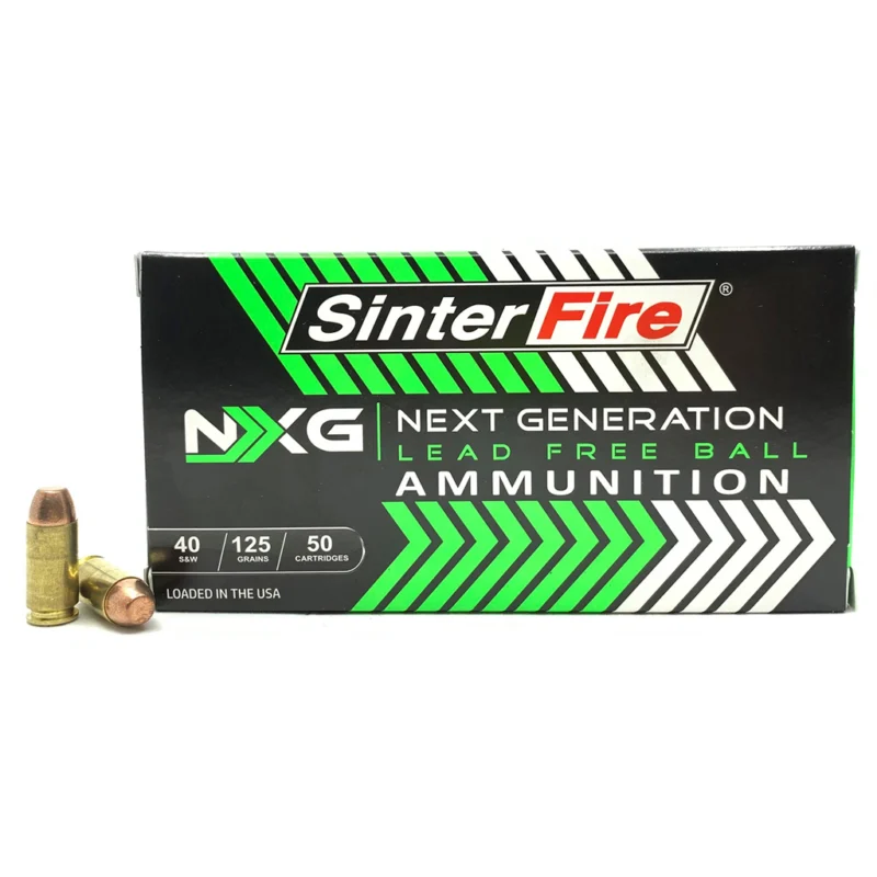 Sinterfire .40 S&W 125gr Brass – 50rd