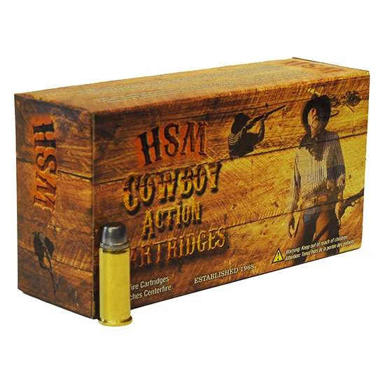 HSM .44-40 Winchester 200gr Brass – 50rd