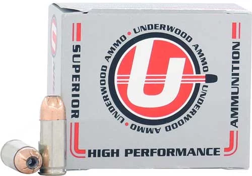 Underwood 9mm Luger 124gr JHP Nickel-Plated Brass – 20rd