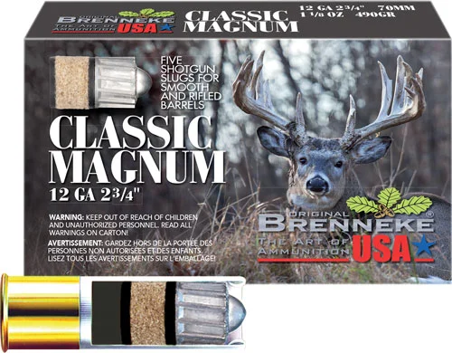 Brenneke 12 Gauge 492gr SLUG – 5rd