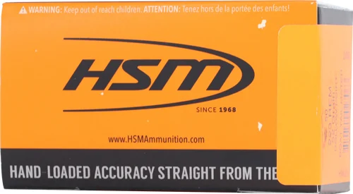 HSM 5.56 NATO 52gr JACKETED HOLLOW POINT Brass – 50rd