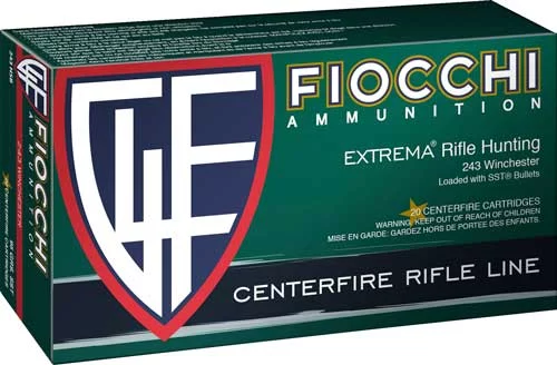Fiocchi .243 Winchester 95gr SST Brass – 20rd
