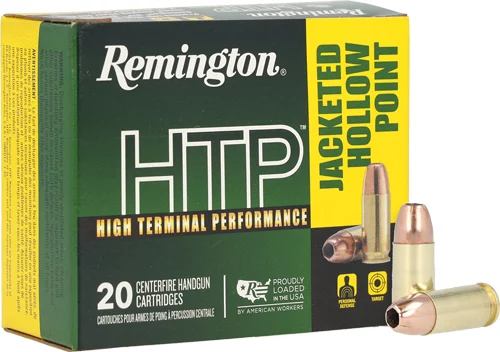 Remington 9mm Luger 147gr JHP Brass – 20rd