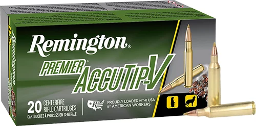 Remington .22-250 Remington 50gr POLYMER TIPPED Brass – 20rd
