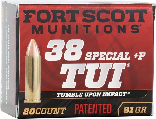 Fort-Scott .38 Special 81gr COPPER SOLID Brass – 20rd