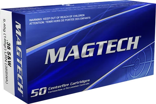 Mag-Tech .38 S&W 146gr LRN Brass – 50rd
