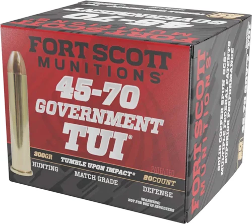 Fort-Scott .45-70 Government 300gr COPPER SOLID Brass – 20rd
