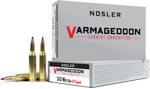 Nosler .243 Winchester 55gr POLYMER TIPPED Brass – 20rd