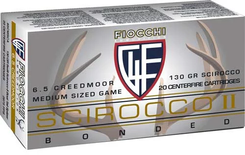 Fiocchi 6.5 Creedmoor 130gr Brass – 20rd