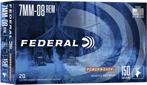 Federal 7mm-08 Remington 150gr SP Brass – 20rd