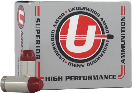Underwood .45 ACP 255gr Nickel-Plated Brass – 20rd