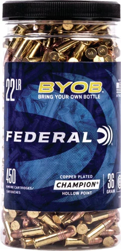 Federal .22 LR 36gr HP Brass – 450rd