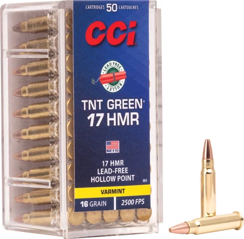Cci .17 HMR 16gr HP Brass – 50rd