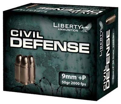 Liberty Precision Machine 9mm Luger 50gr HP Brass – 20rd