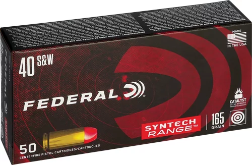 Federal .40 S&W 165gr Brass – 50rd