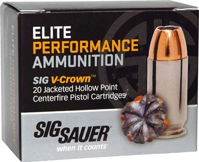 Sig Sauer .45 ACP 200gr V-CROWN – 20rd