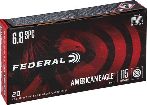 Federal 6.8 SPC 115gr FMJ Brass – 20rd