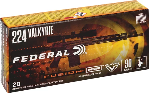 Federal .224 Valkyrie 90gr Brass – 20rd