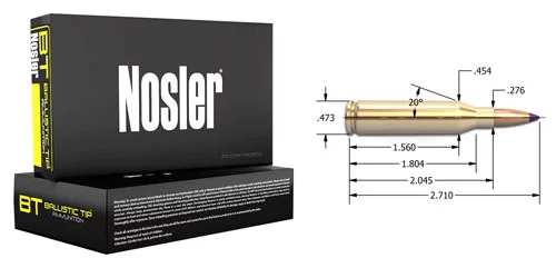 Nosler .243 Winchester 90gr POLYMER TIPPED Brass – 20rd