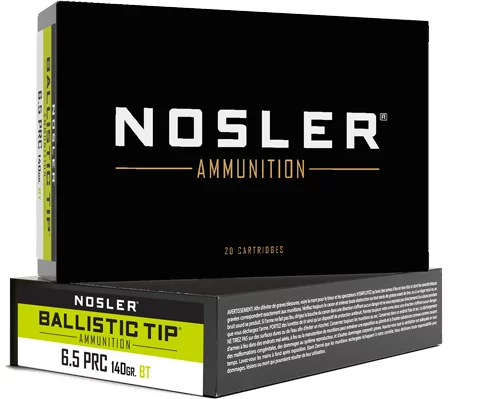 Nosler 6.5 PRC 140gr POLYMER TIPPED Brass – 20rd