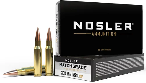 Nosler .308 Winchester 175gr JACKETED HOLLOW POINT Brass – 20rd
