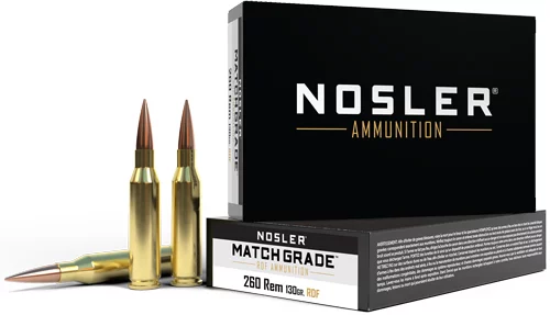 Nosler .260 Remington 130gr BTHP Brass – 20rd