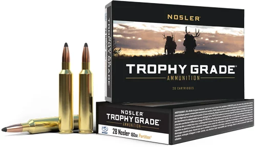 Nosler 28 Nosler 160gr PARTITION Brass – 20rd