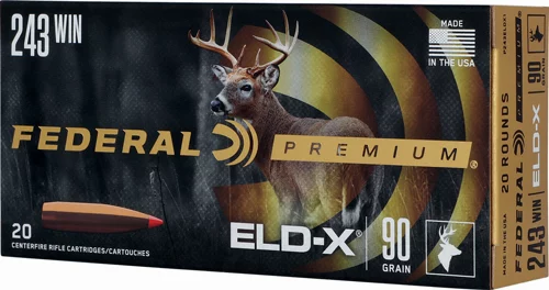 Federal .243 Winchester 90gr Brass – 20rd
