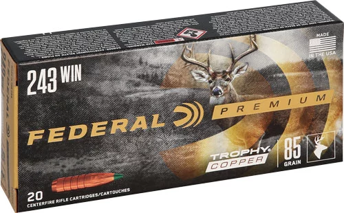 Federal .243 Winchester 85gr Nickel-Plated Brass – 20rd