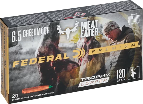 Federal 6.5 Creedmoor 120gr Nickel-Plated Brass – 20rd