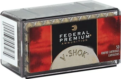 Federal .22 WMR 30gr LEAD HOLLOW POINT Brass – 50rd