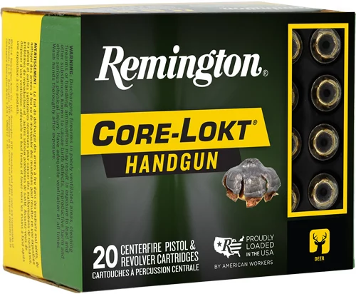 Remington 10mm Auto 200gr CORE-LOKT Nickel-Plated – 20rd