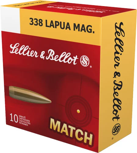 Sellier-Bellot .338 Lapua 250gr BTHP Brass – 10rd