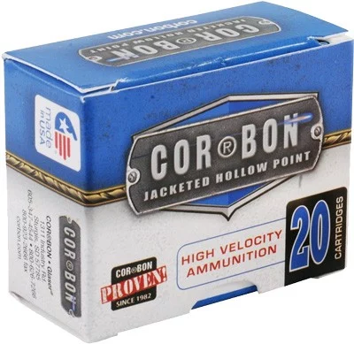 Cor-Bon 9mm Luger 115gr JHP – 20rd