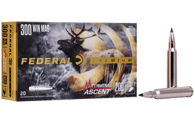 Federal .300 Win Mag 200gr ACCUBOND Nickel-Plated Brass – 20rd