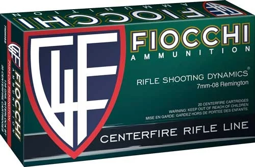 Fiocchi 7mm-08 Remington 139gr Brass – 20rd