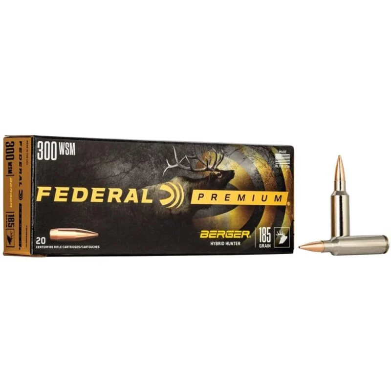 federal .300 WSM 185gr BTHP