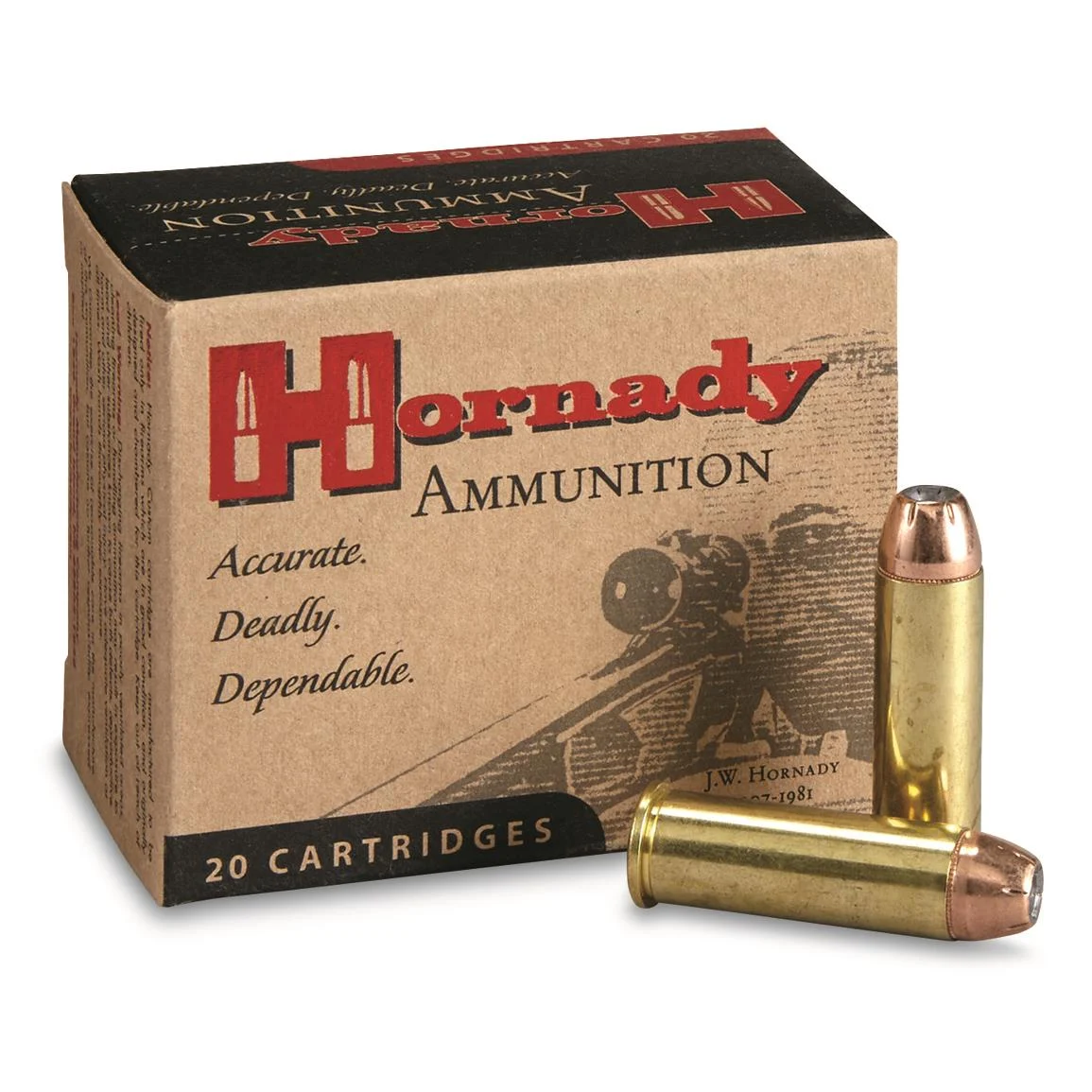 Hornady .41 Rem Mag 210gr JHP Brass – 20rd