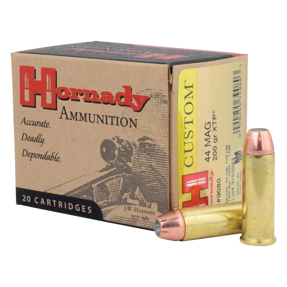 Hornady .44 Magnum 200gr XTP Brass – 20rd