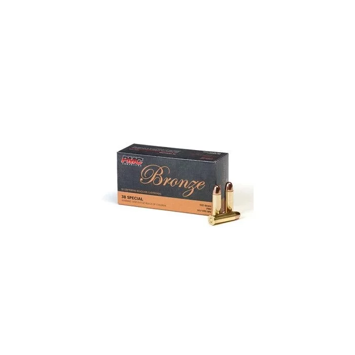 PMC .38 Special 132gr FMJ Brass – 50rd
