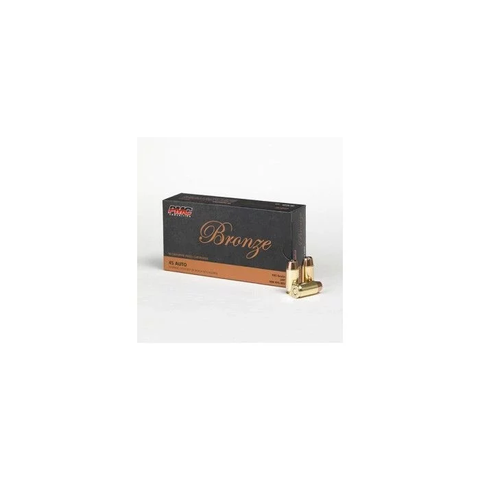 PMC .45 ACP 185gr JHP Brass – 50rd